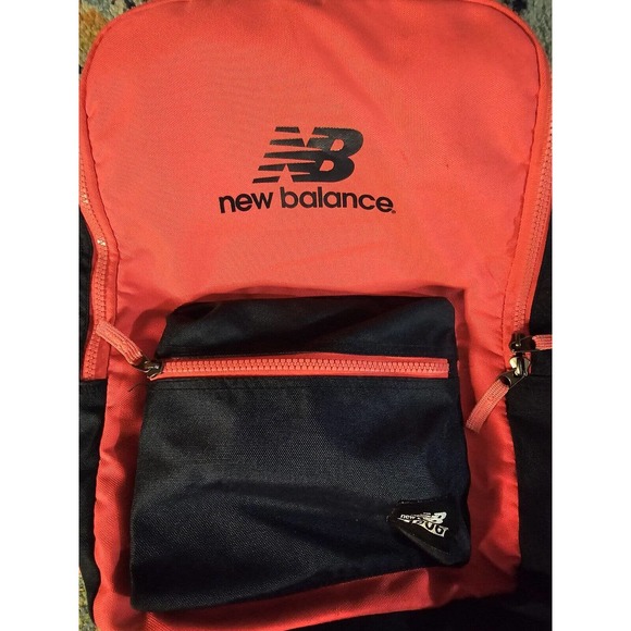 New Balance Booker Jr. Backpack Neon Pink Small Medium Size - Picture 2 of 6